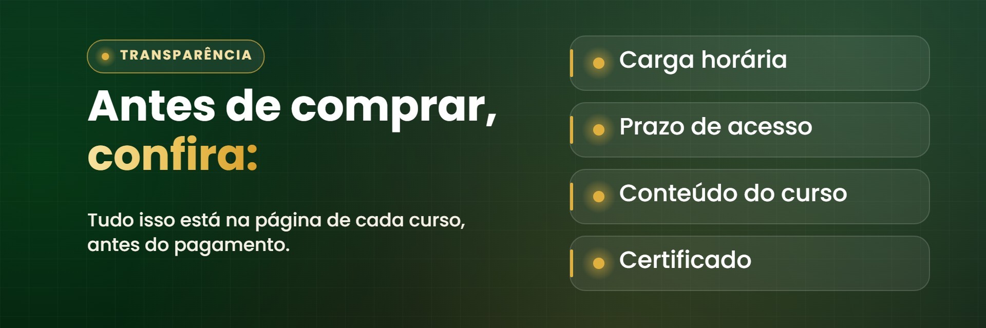 Antes de comprar, confira